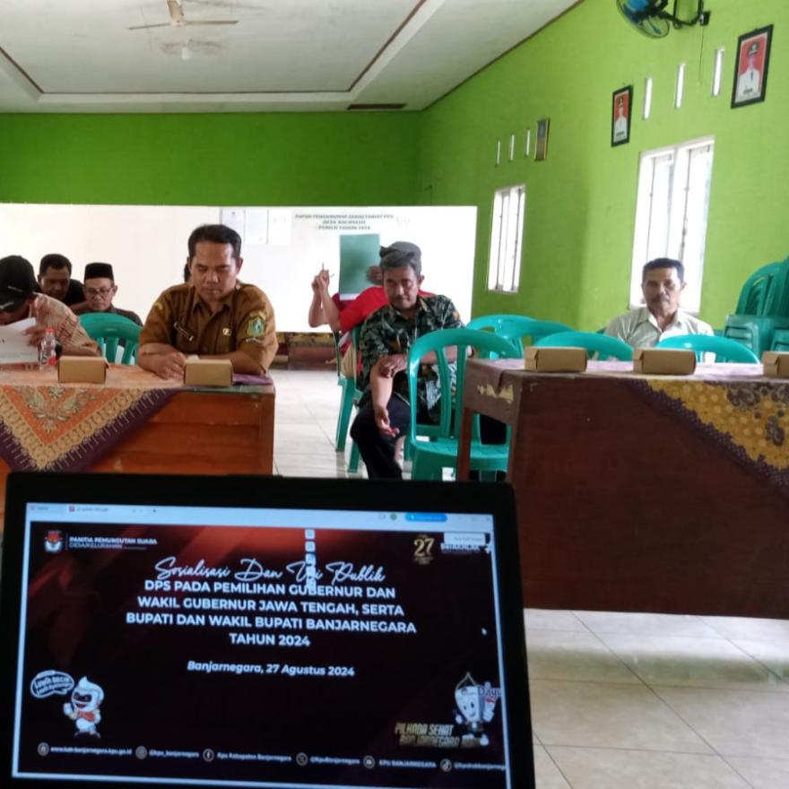 SOSIALISAS DAN UJI PUBLIK DPS PADA PILKADA TAHUN 2024